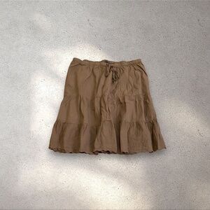Brandy Melville Brown Midi Skirt